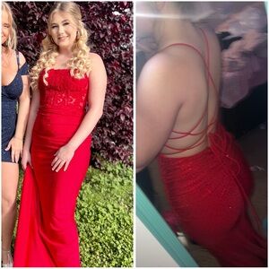 Red Evening Dress for sale !!